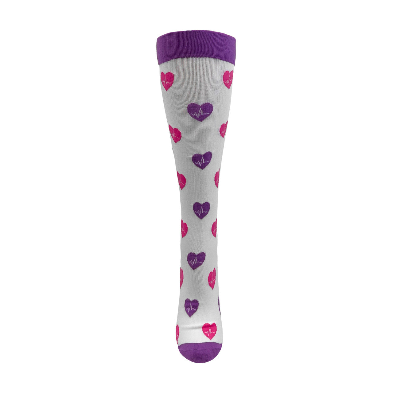 Think Medical EKG Hearts Compression Knee High (Regular) - view 2