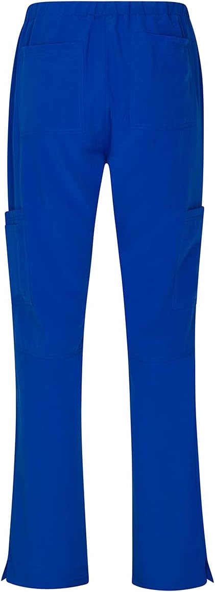 Natural Uniforms Women's Cool Stretch V-Neck Top and Cargo Pant Scrub Set