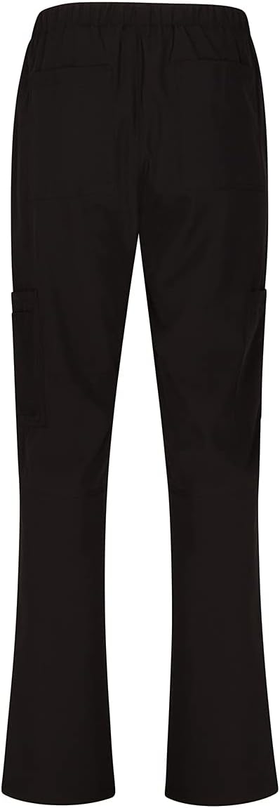 Natural Uniforms Women's Cool Stretch V-Neck Top and Cargo Pant Scrub Set