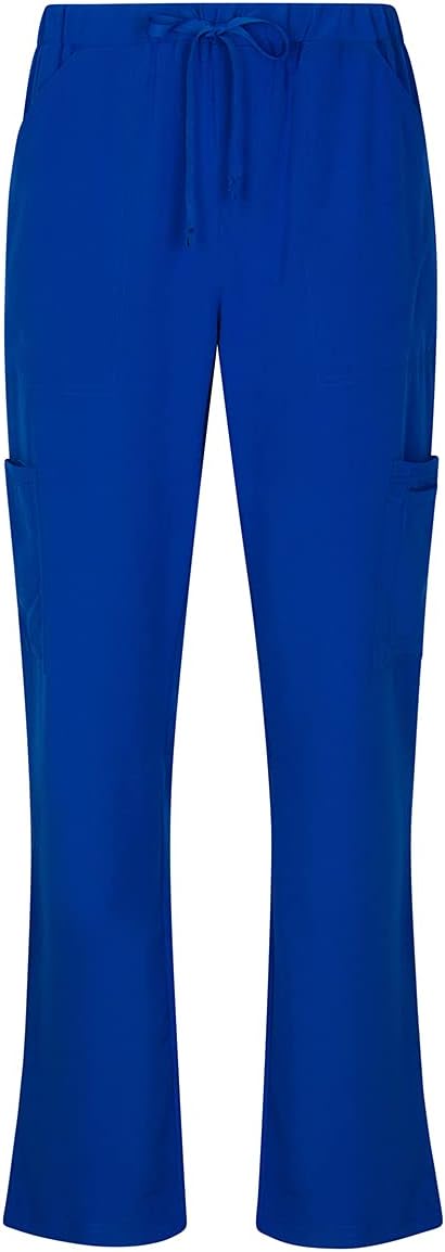 Natural Uniforms Women's Cool Stretch V-Neck Top and Cargo Pant Scrub Set