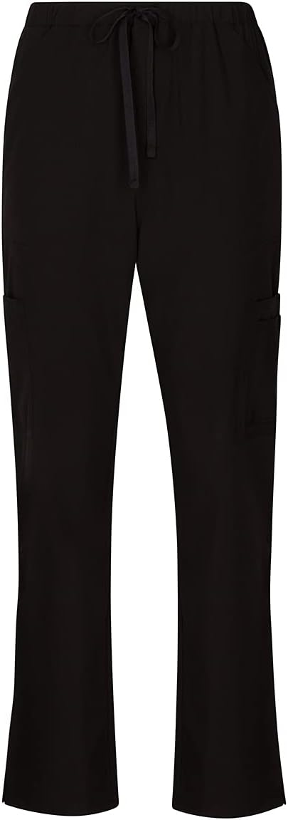 Natural Uniforms Women's Cool Stretch V-Neck Top and Cargo Pant Scrub Set