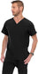 Men's Stretch Scrub Set – V-Neck Top & 7-Pocket Pants with Yoga Waistband