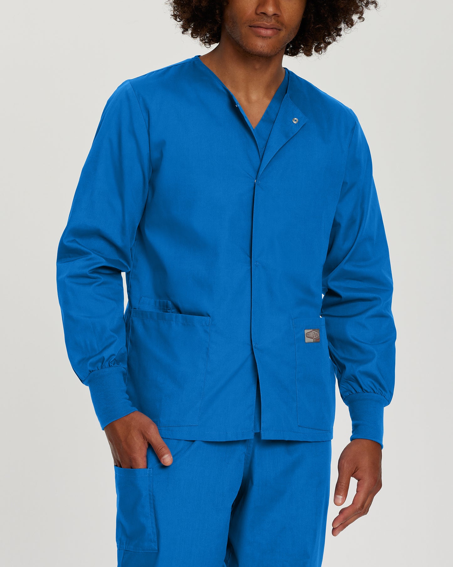 UNISEX - Landau Scrub Zone 3-Pocket Warm-Up Jacket