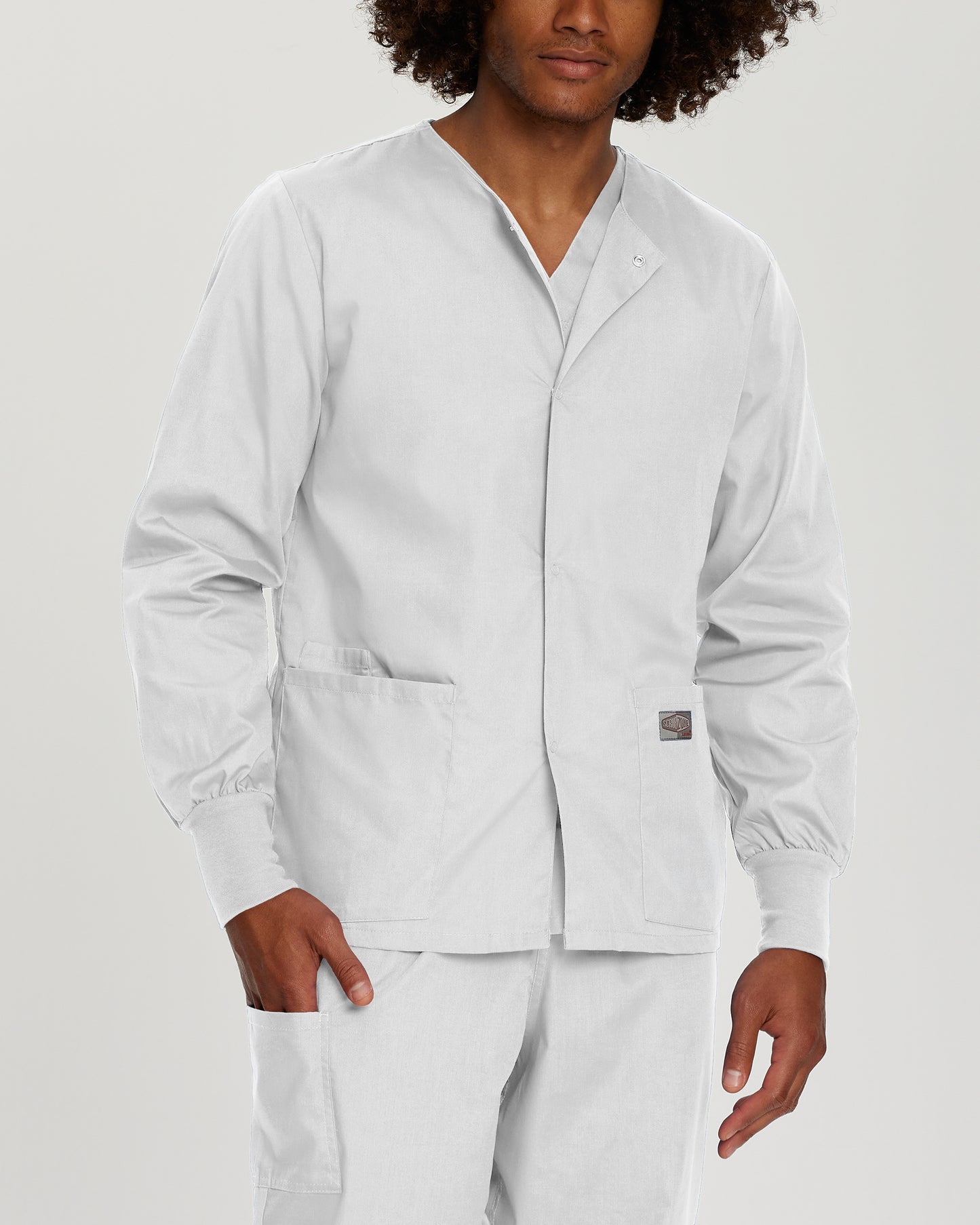 UNISEX - Landau Scrub Zone 3-Pocket Warm-Up Jacket