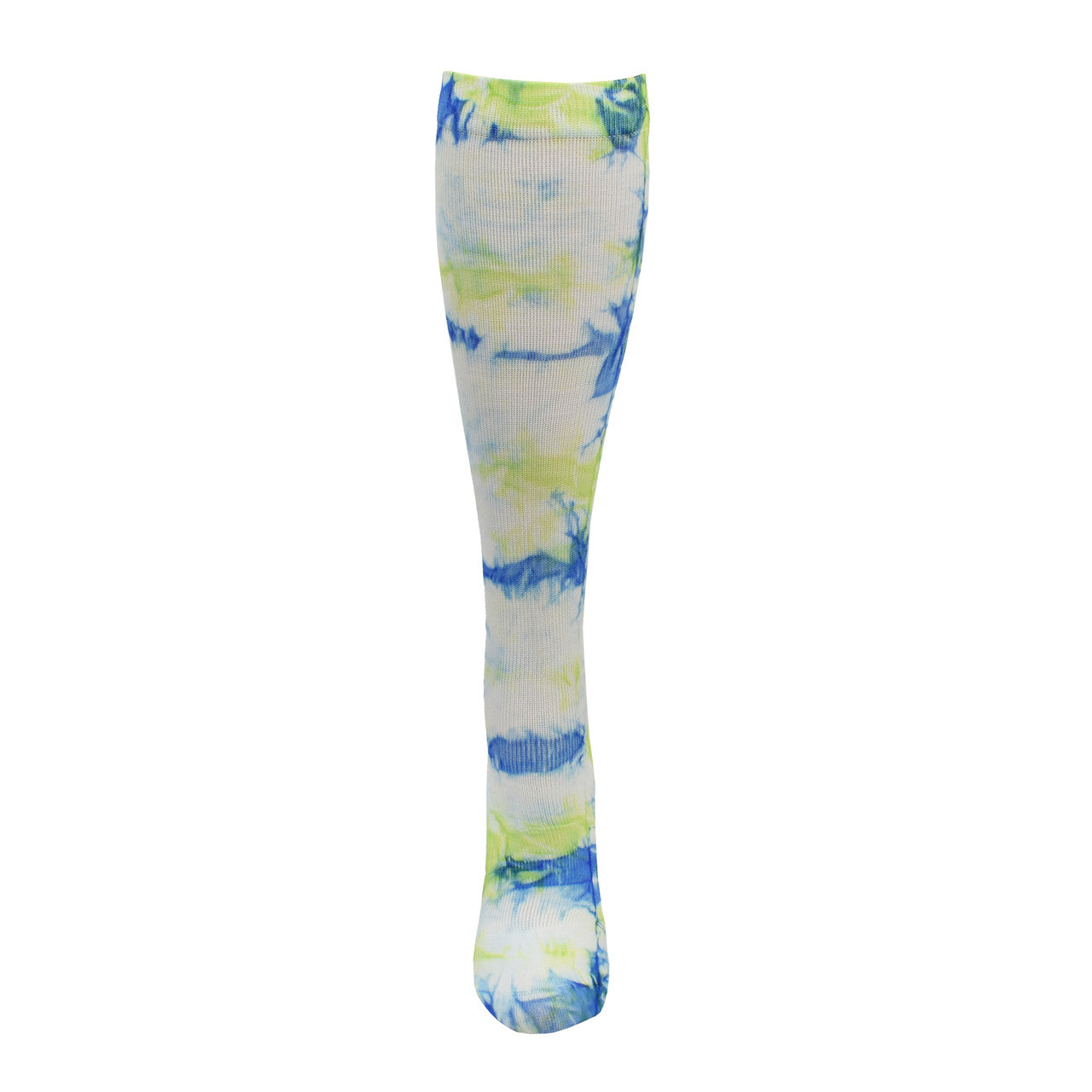 Think Medical Tie Dye Premium Blue/Green Fashion Compression Sock (Regular) - view 2