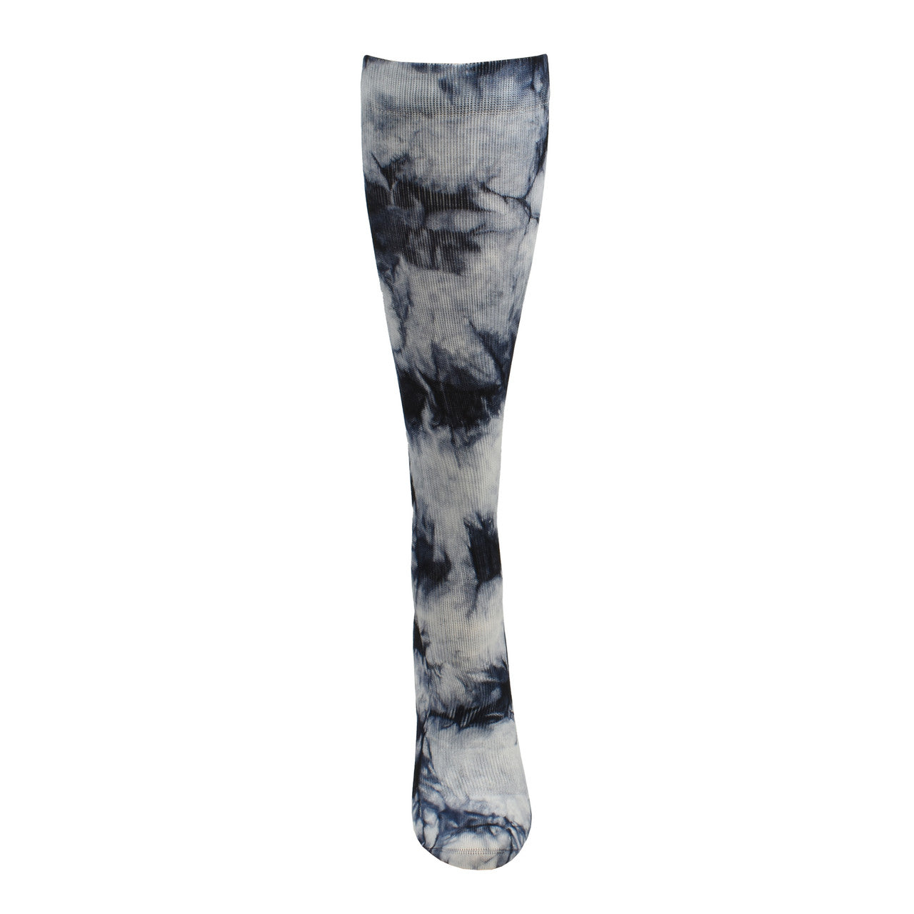 Think Medical Tie Dye Premium Black/Grey Fashion Compression Sock (Regular) - view 2