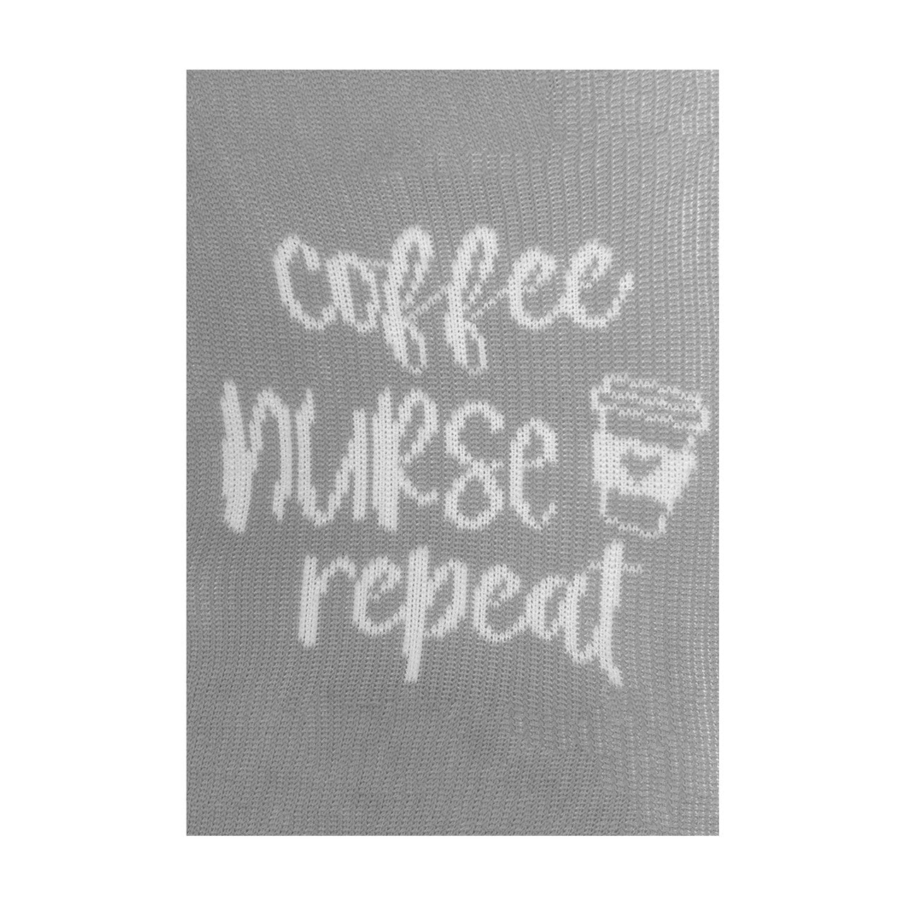 Think Medical Coffee Nurse Repeat Fashion Compression Sock (Regular) - view 2