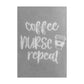 Think Medical Coffee Nurse Repeat Fashion Compression Sock (Regular) - view 2