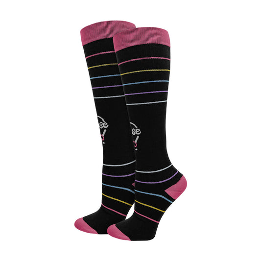 Think Medical Heart Scope Fashion Compression Sock (Regular) - view 1