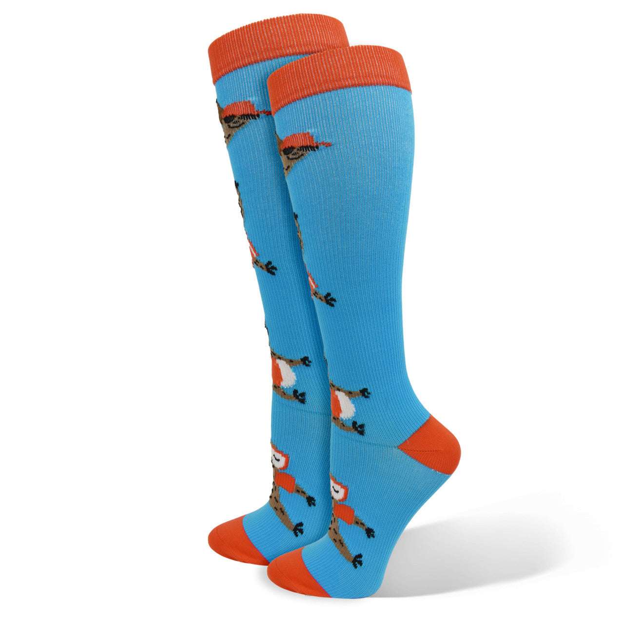 Think Medical Summer Sloths Fashion Compression Sock (Regular) - view 4