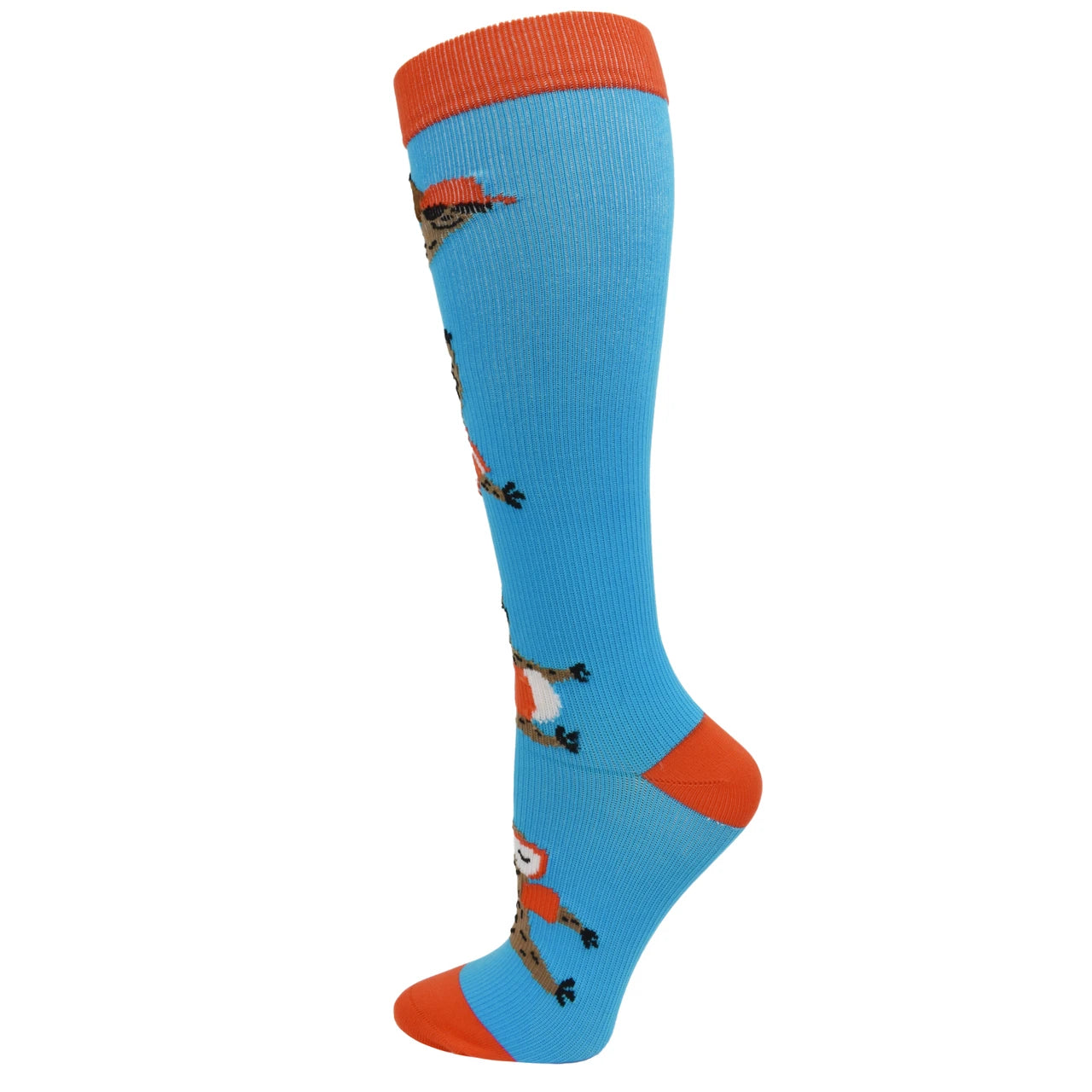 Think Medical Summer Sloths Fashion Compression Sock (Regular) - view 2