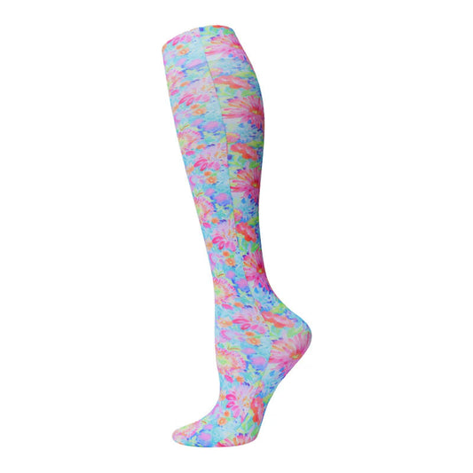 Outside the Box CircaSass Preppy Floral compression socks