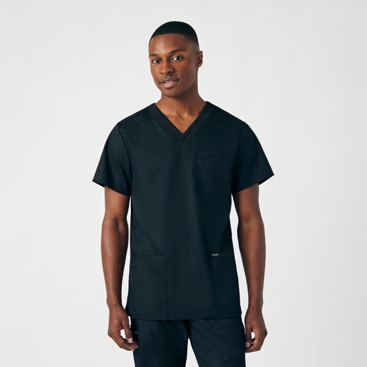 MEN'S - Landau ProFlex Men's 4-Pocket V-Neck Top