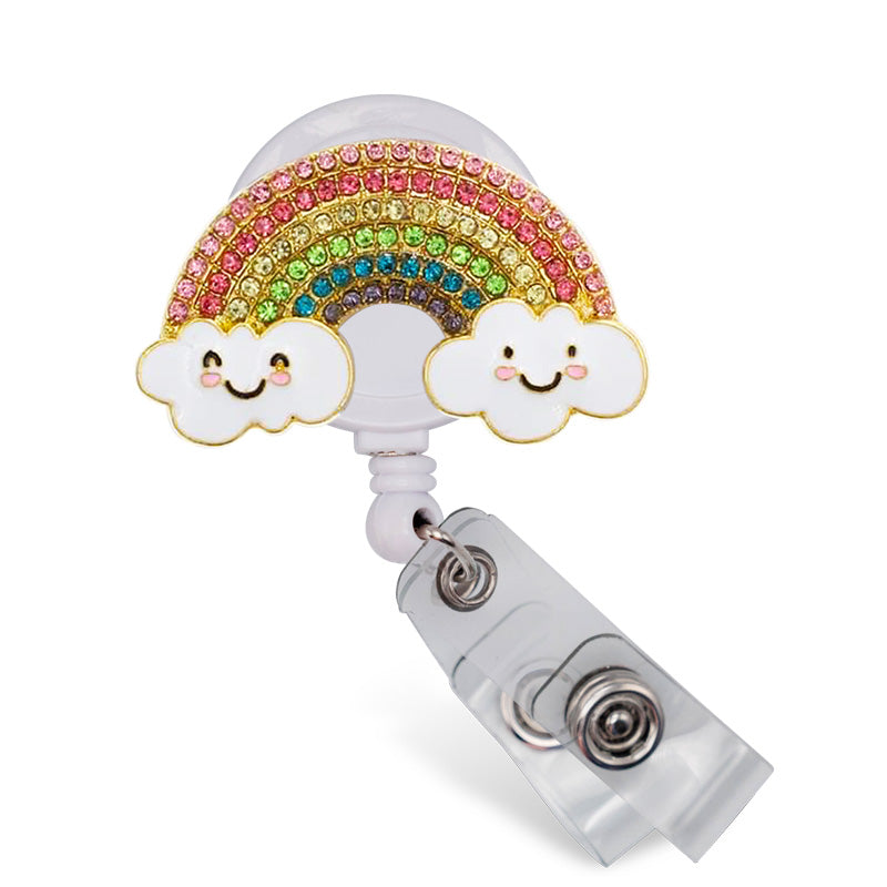 Rainbow Cloud Sparkle And Shine Badge Reel